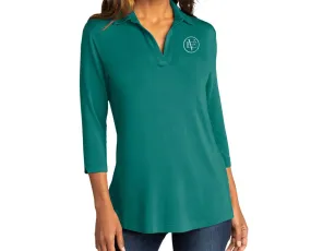 Ladies Luxe Knit Tunic 3/4 Sleeve