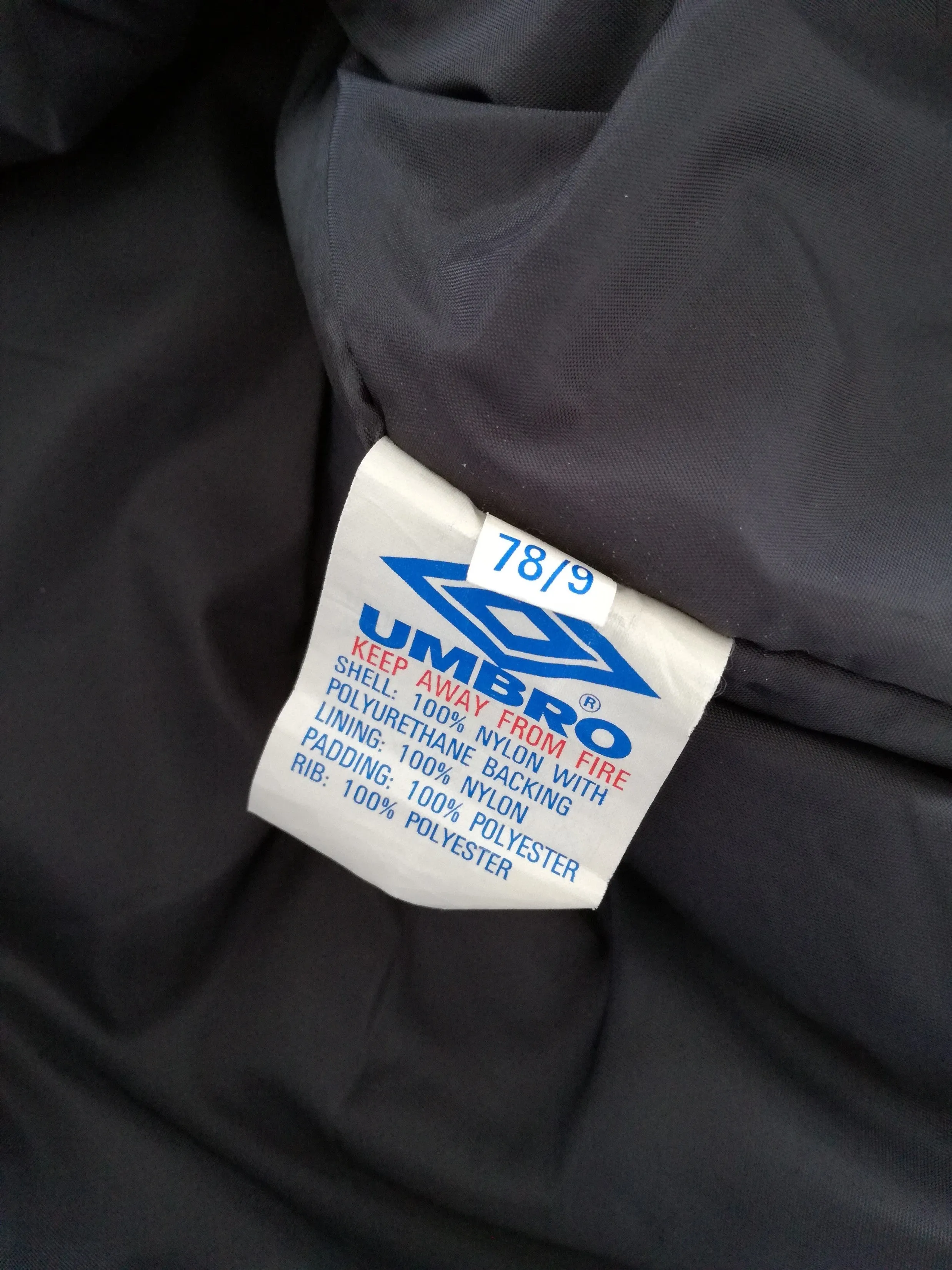 1998/99 Man Utd Padded Bench Coat (XL)