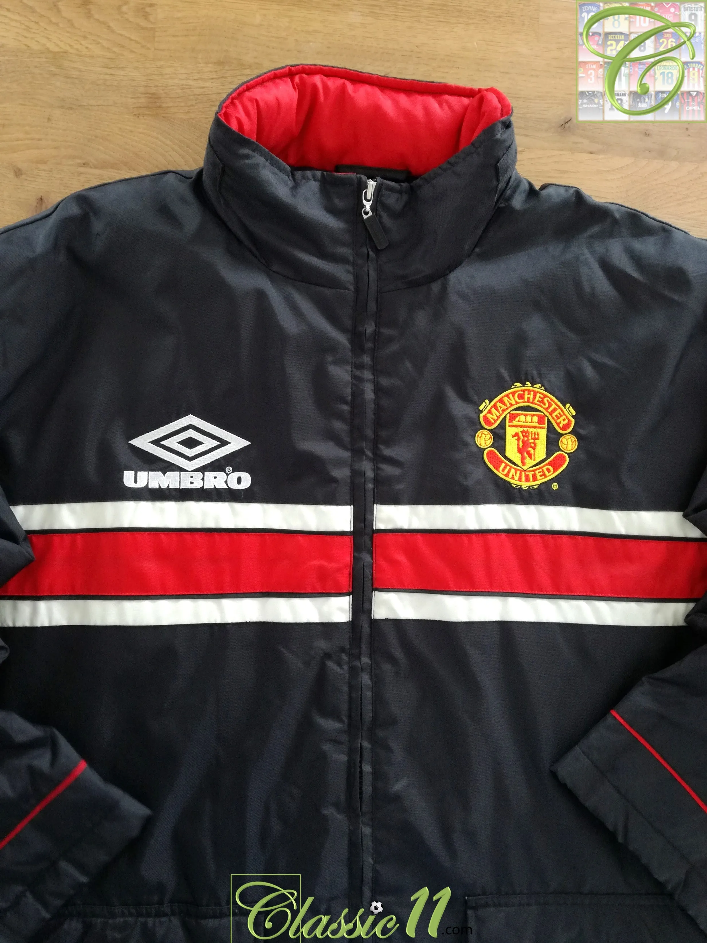 1998/99 Man Utd Padded Bench Coat (XL)