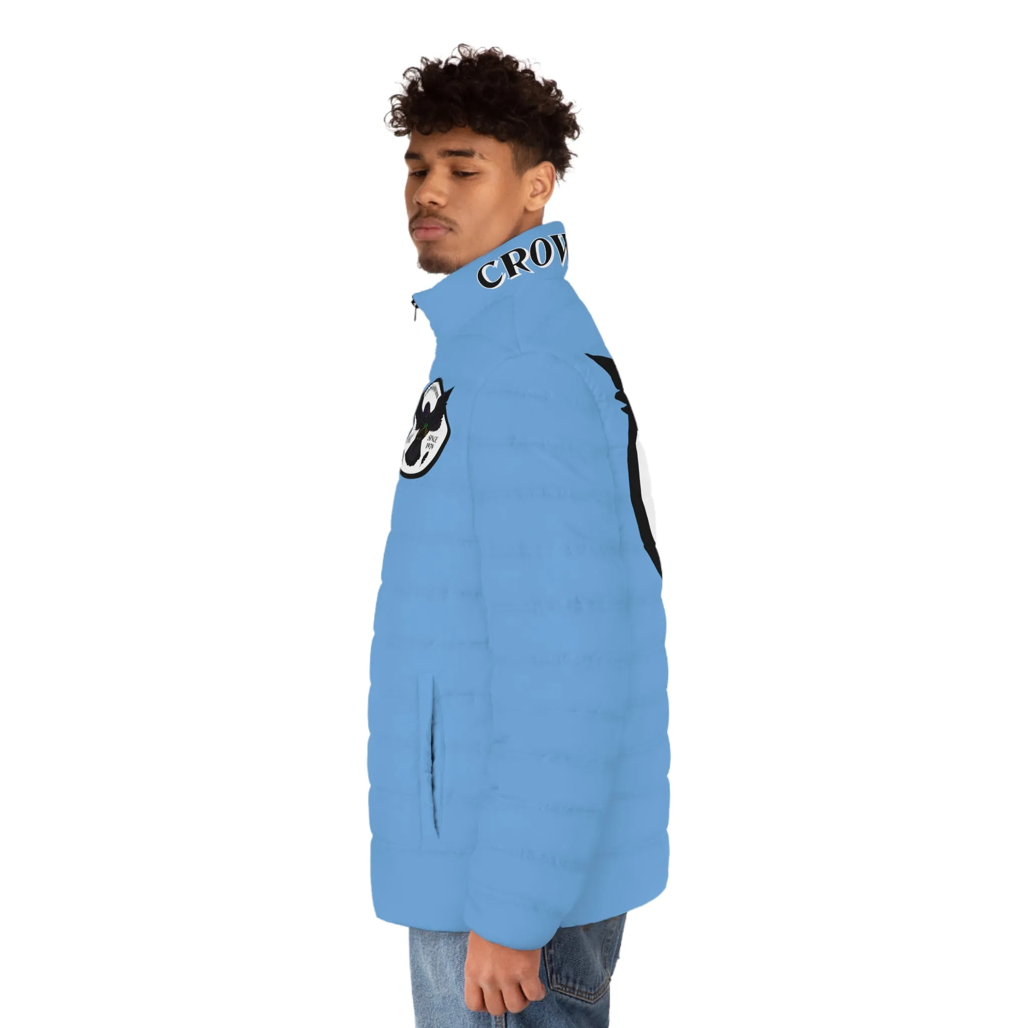 3rd Generation Men's CROWGODSHI Puffer Jacket, LIGHT BLUE