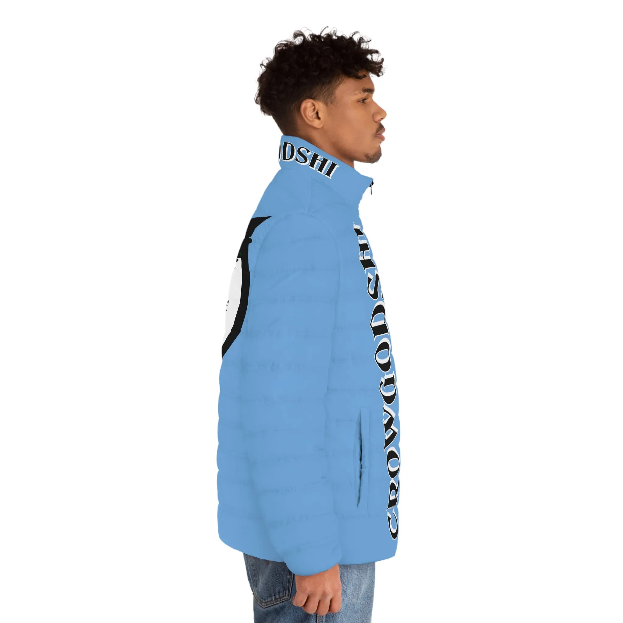 3rd Generation Men's CROWGODSHI Puffer Jacket, LIGHT BLUE