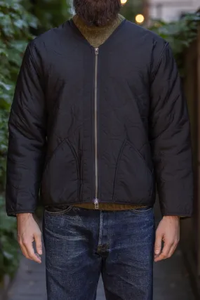 3sixteen Zip Liner Jacket - Sherpa Black Nylon