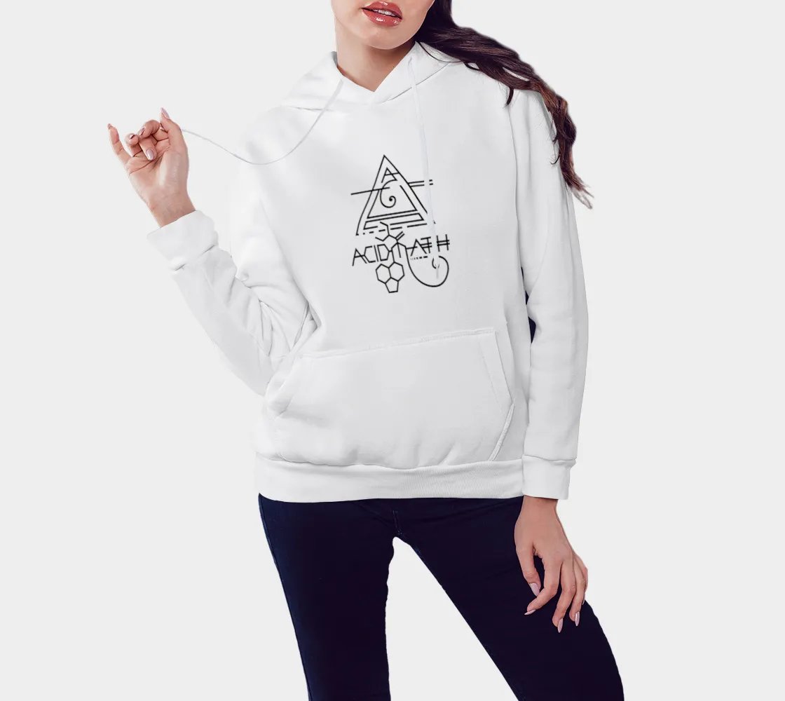 ACIDMATH LOGO/BLOOM by TAS PULLOVER HOODIE |