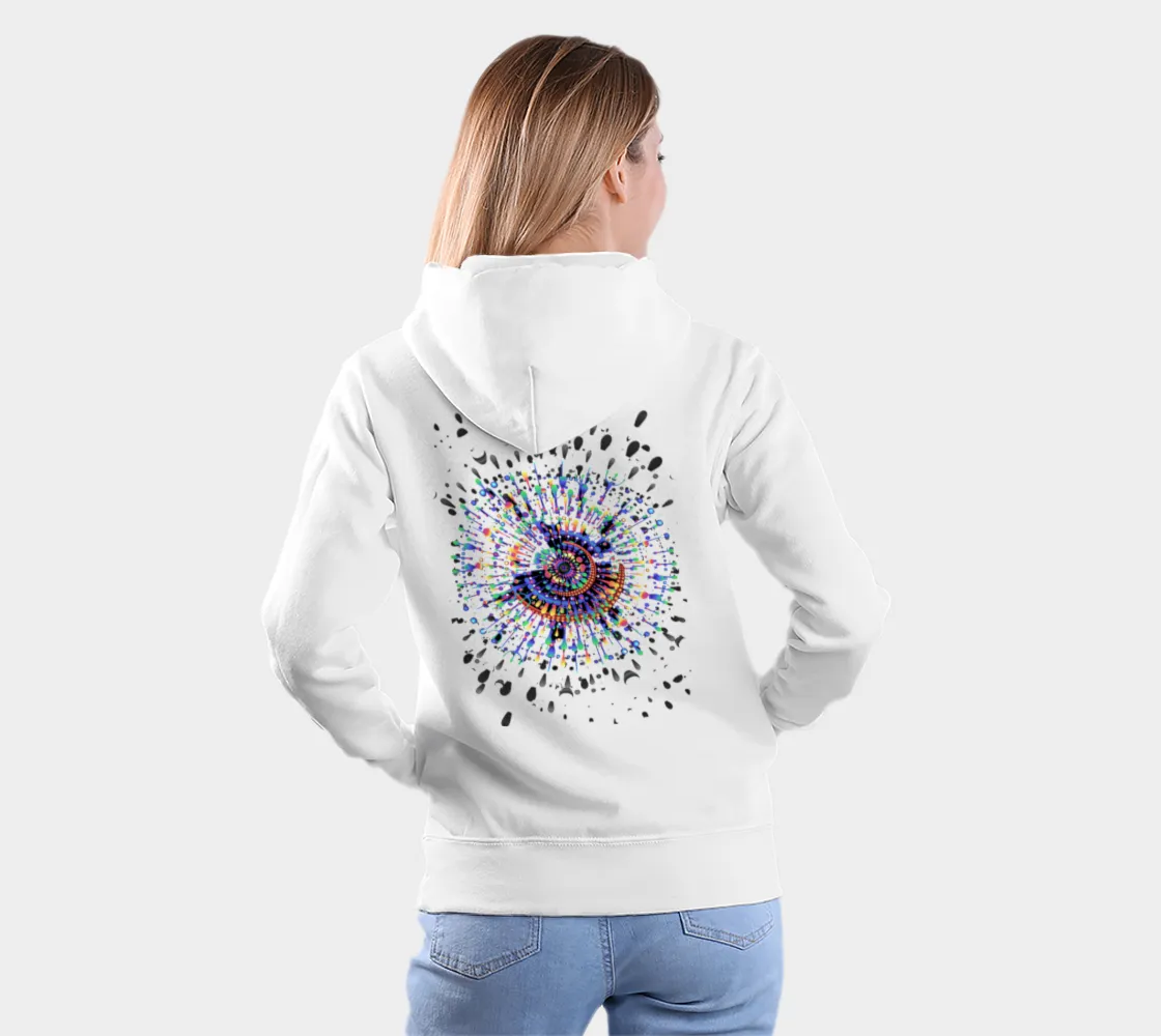 ACIDMATH LOGO/BLOOM by TAS PULLOVER HOODIE |