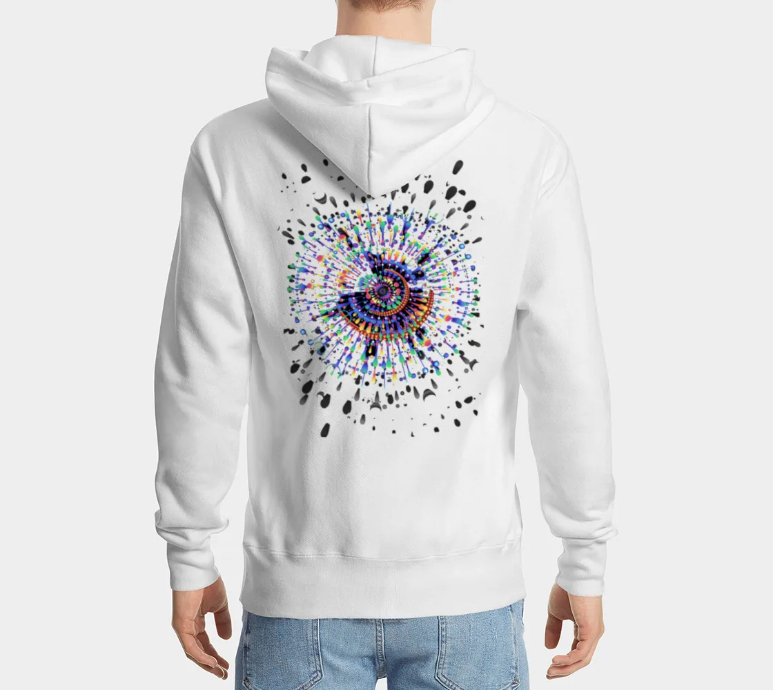 ACIDMATH LOGO/BLOOM by TAS PULLOVER HOODIE |