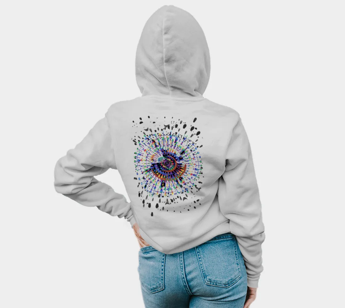 ACIDMATH LOGO/BLOOM by TAS PULLOVER HOODIE |