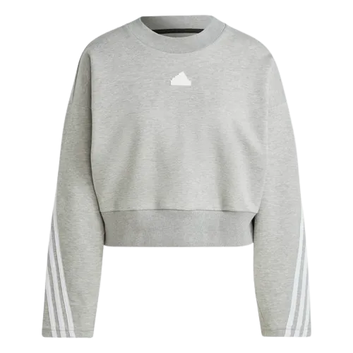 Adidas Future Icons 3-Stripes Sweatshirt - Womens - Grey