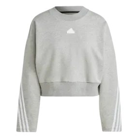 Adidas Future Icons 3-Stripes Sweatshirt - Womens - Grey