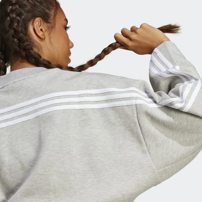 Adidas Future Icons 3-Stripes Sweatshirt - Womens - Grey