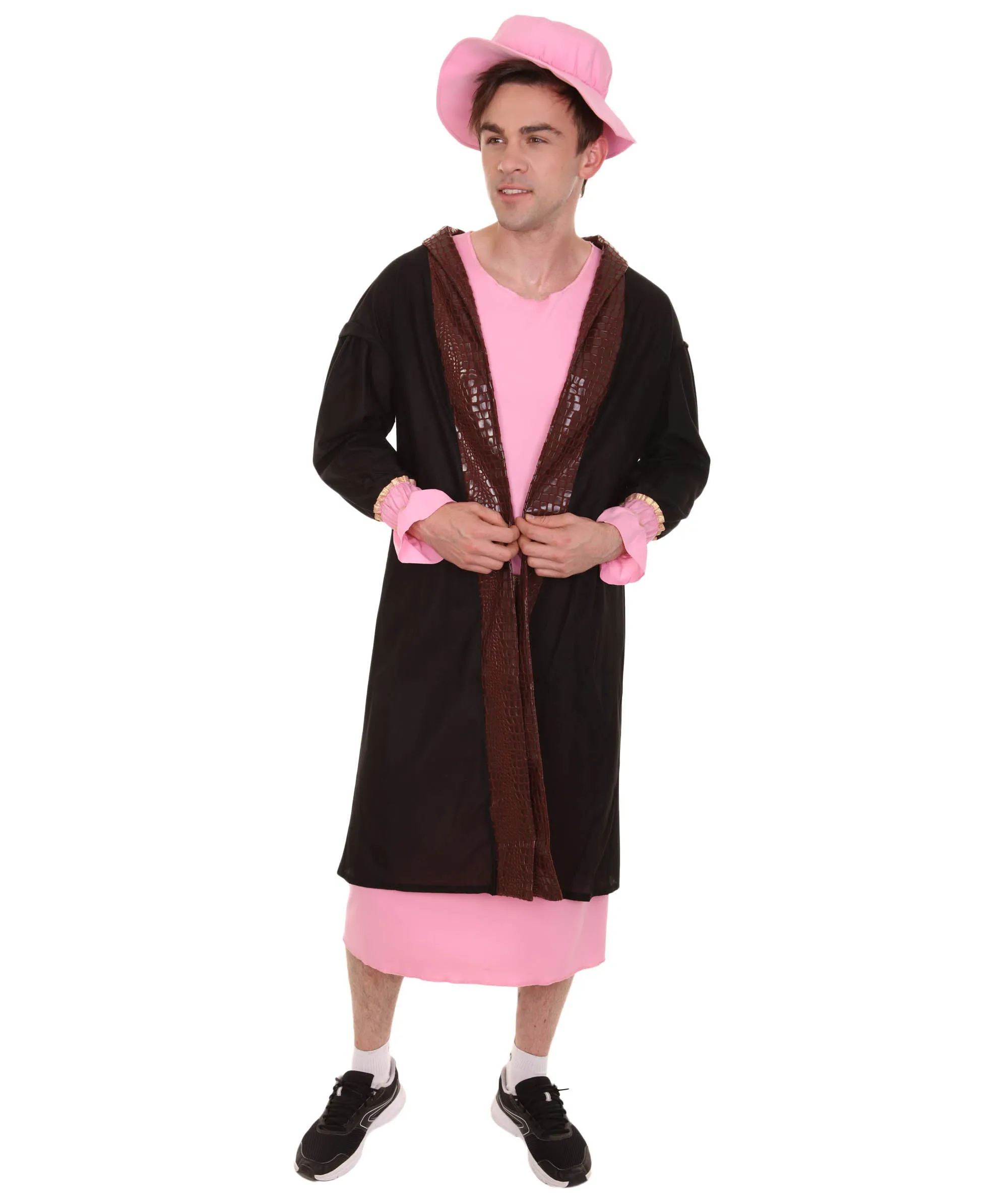 Adult Men's Leonardo Da Vinci Painter Artitst 4 Pc Costume | Lt. Pink Cosplay Costume