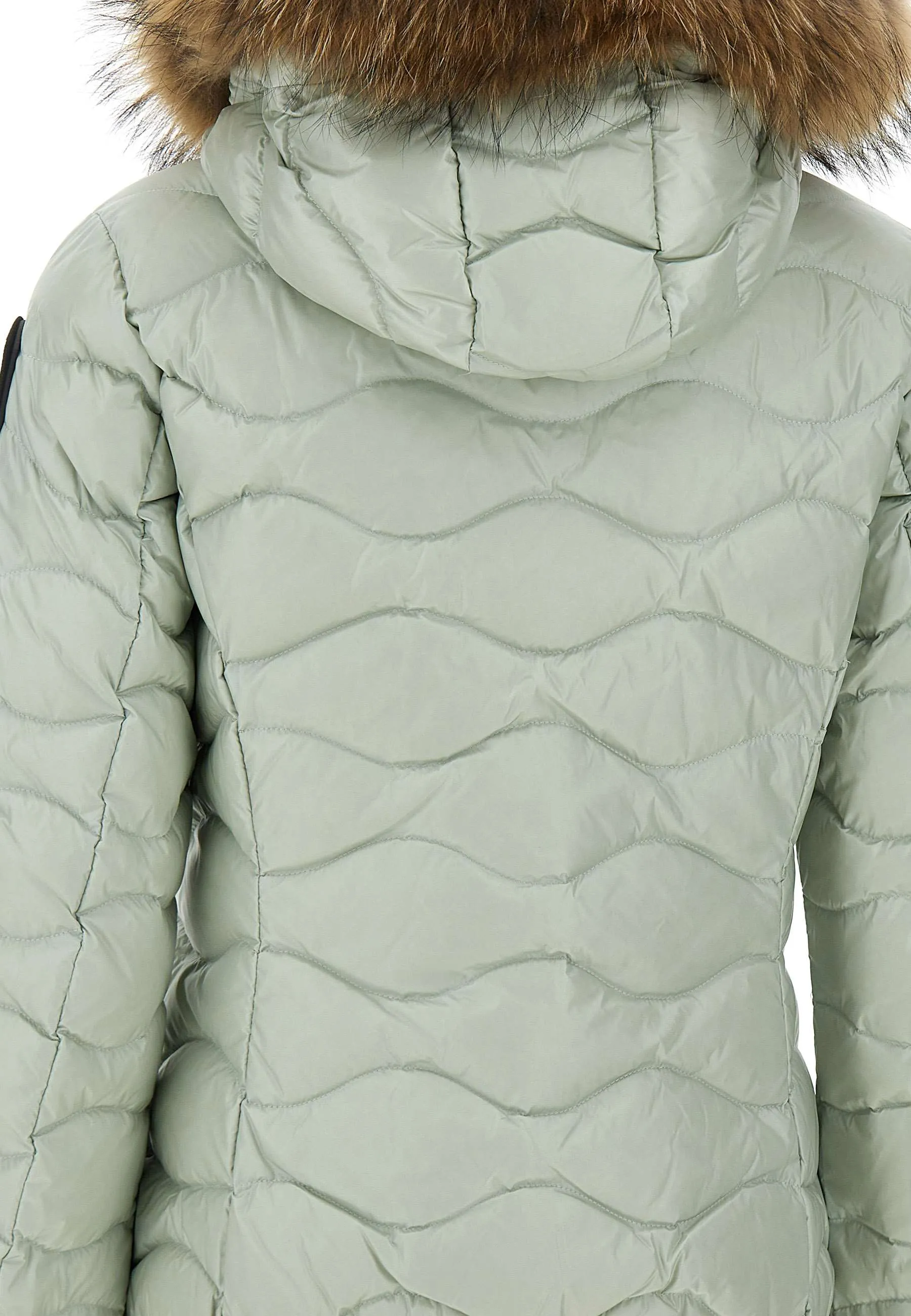 Aldie Aqua Green Down Jacket