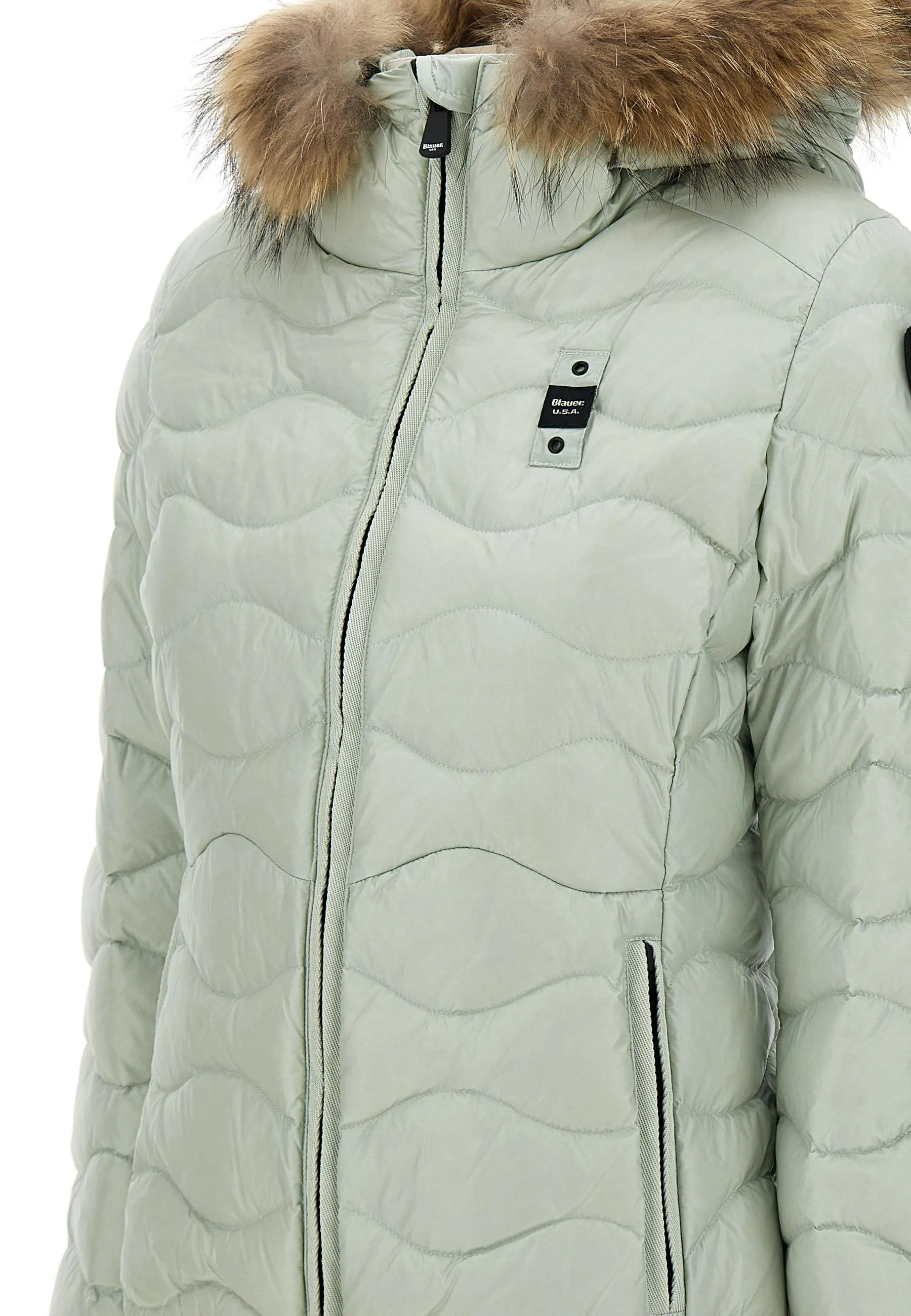 Aldie Aqua Green Down Jacket