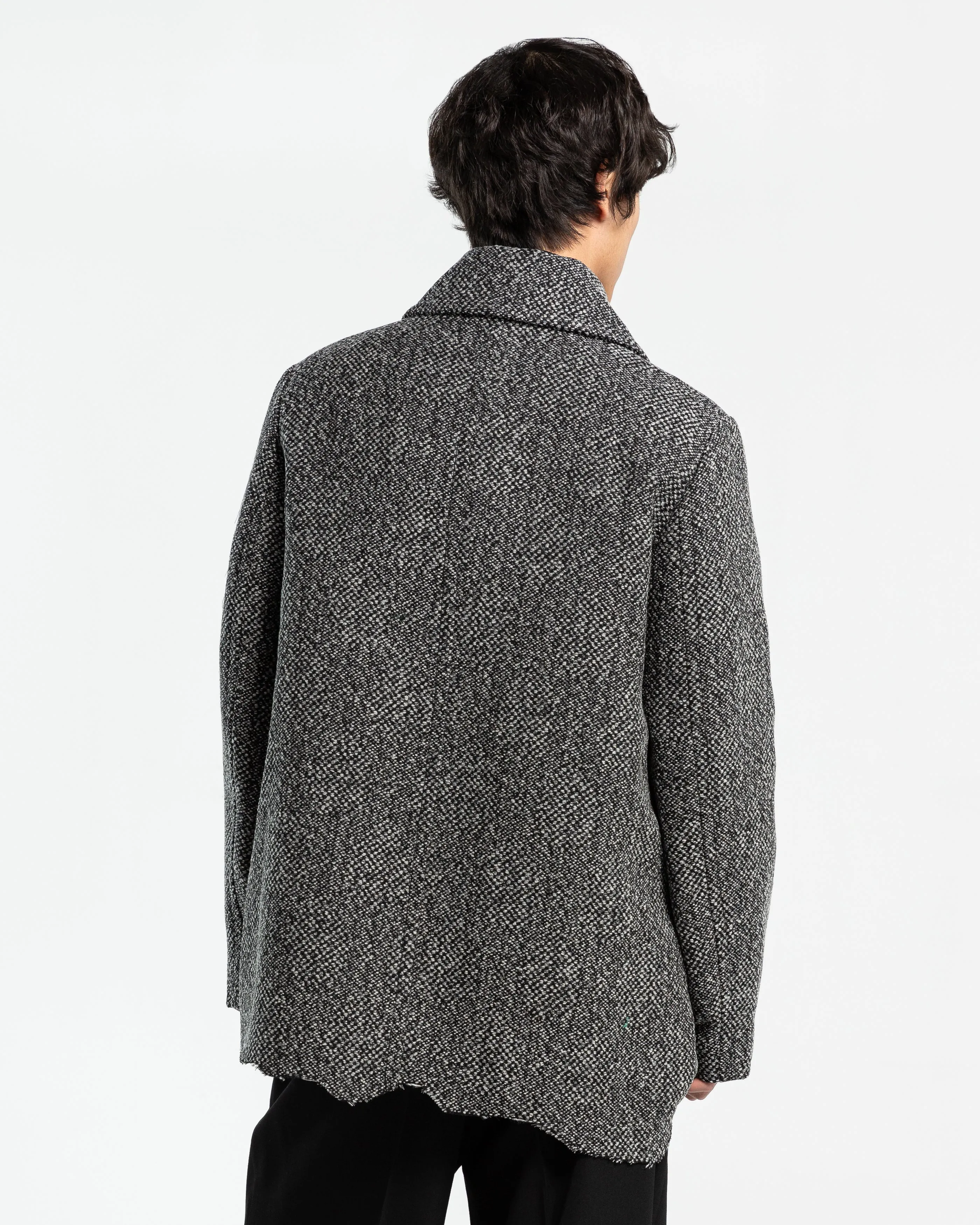 Alep Peacoat in Speckled Grey