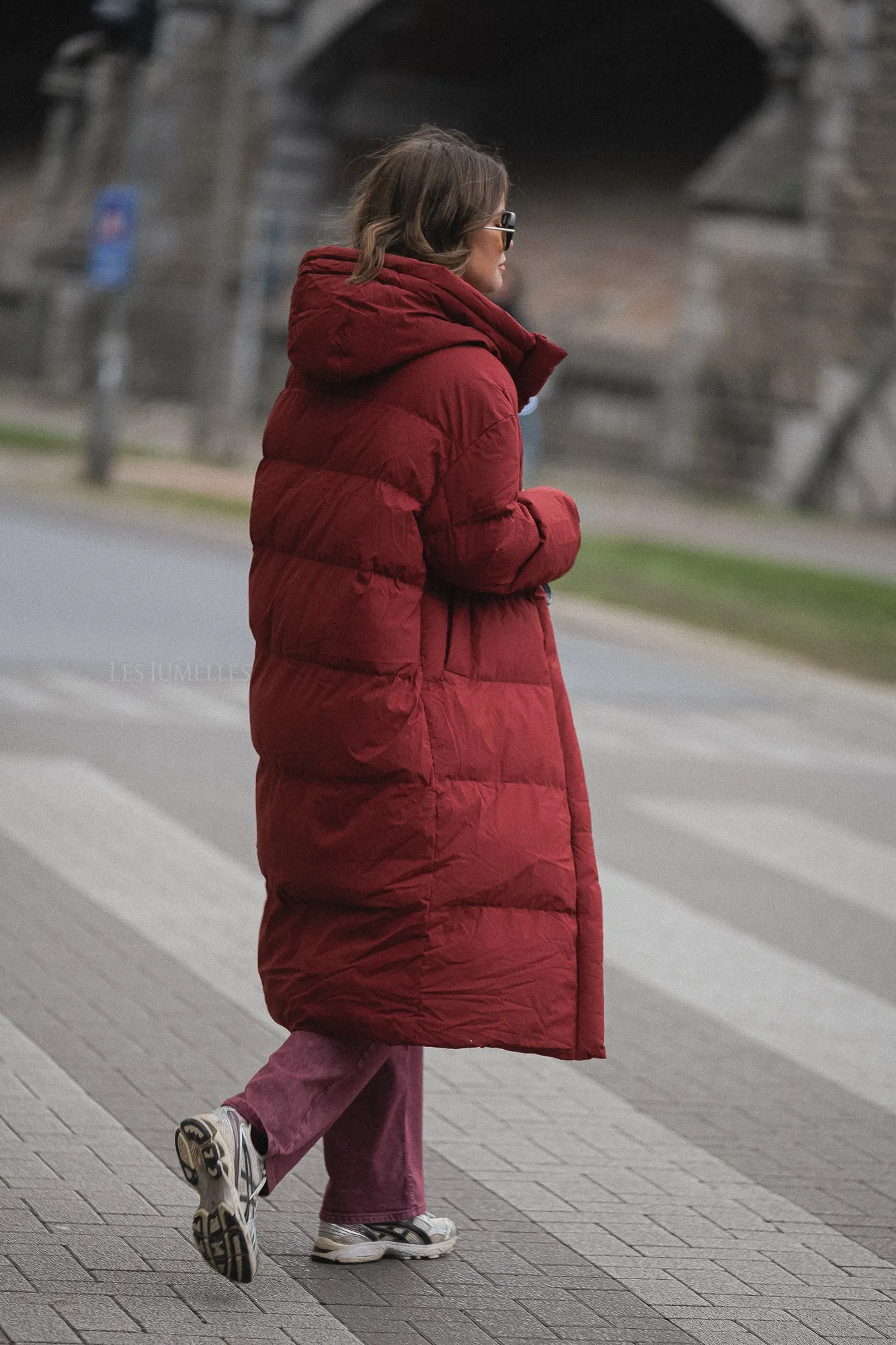 Alica coat burgundy