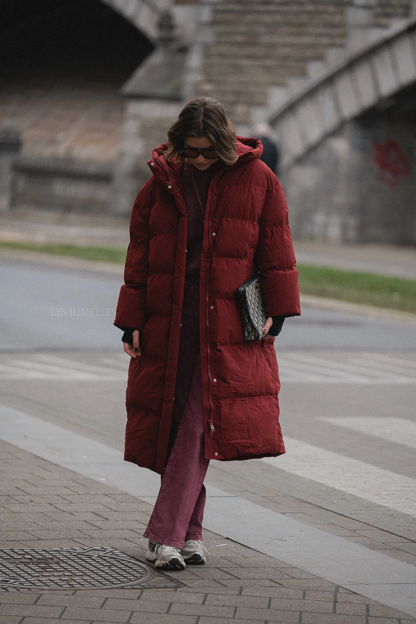 Alica coat burgundy