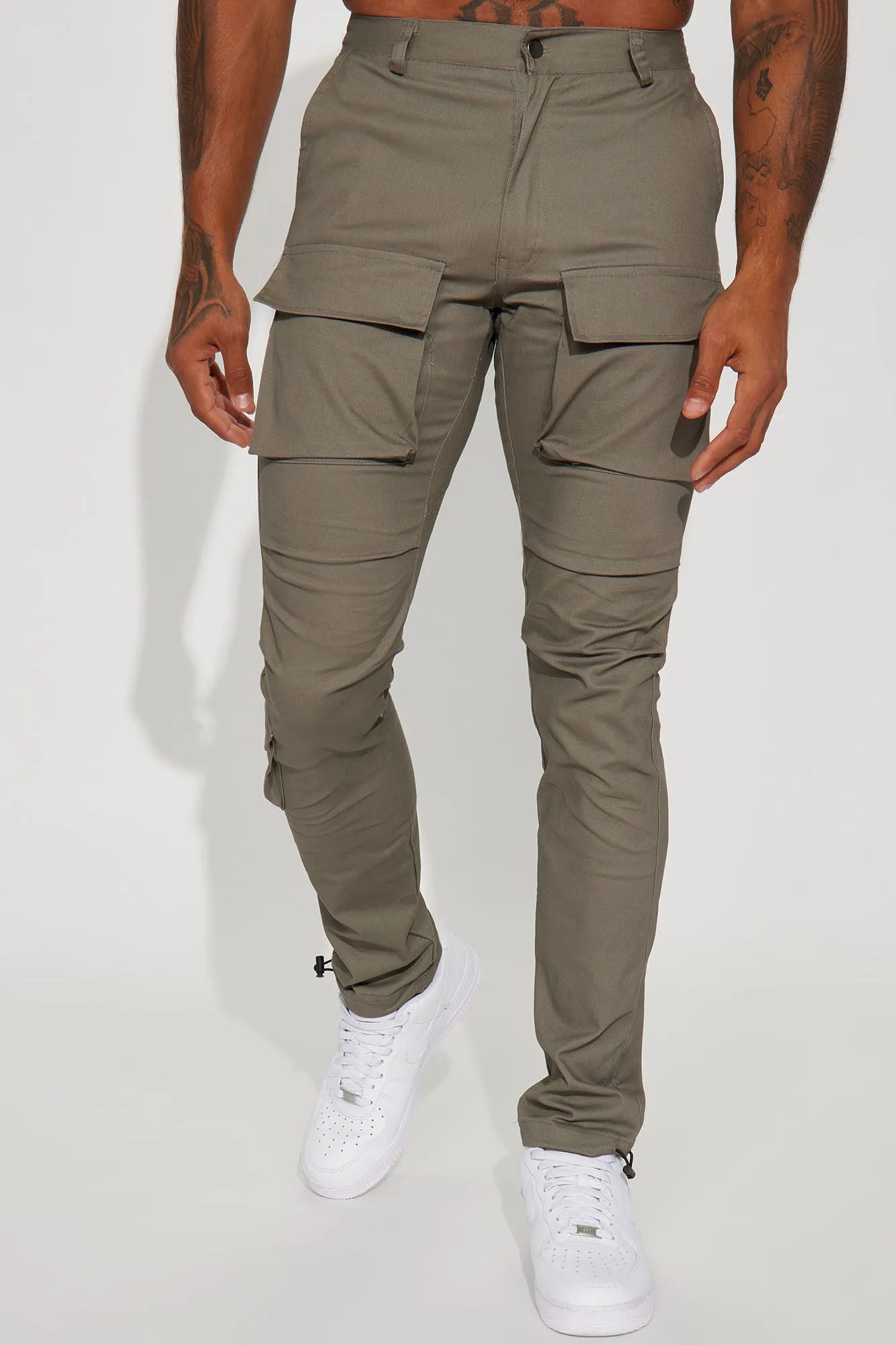 All Good Twill Cargo Pants - Grey