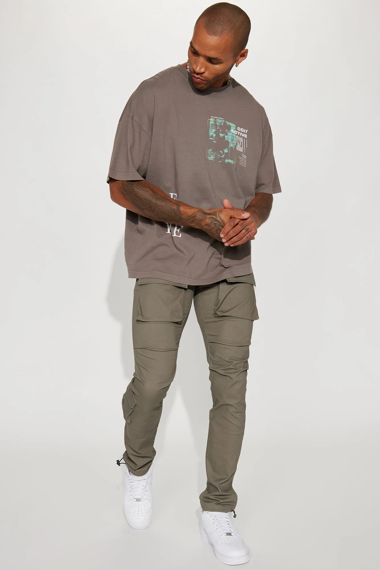 All Good Twill Cargo Pants - Grey