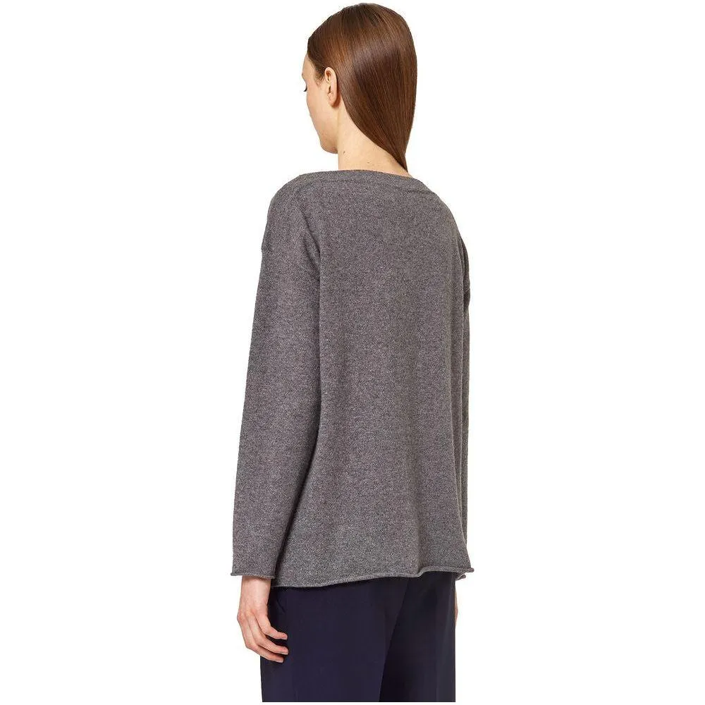 Alpha Studio Gray Cashmere Sweater