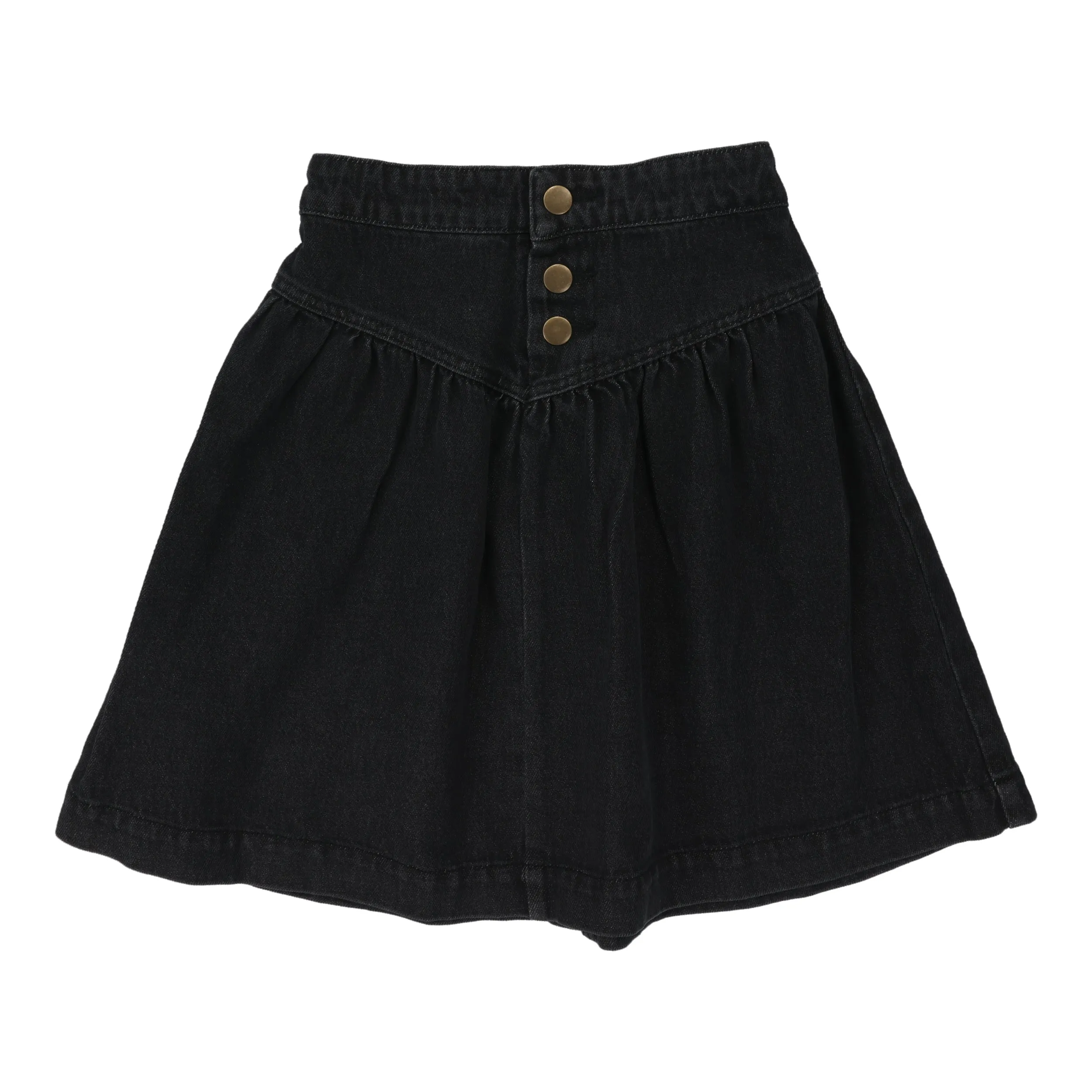 Analogie By Lil Legs Denim Skirt Black