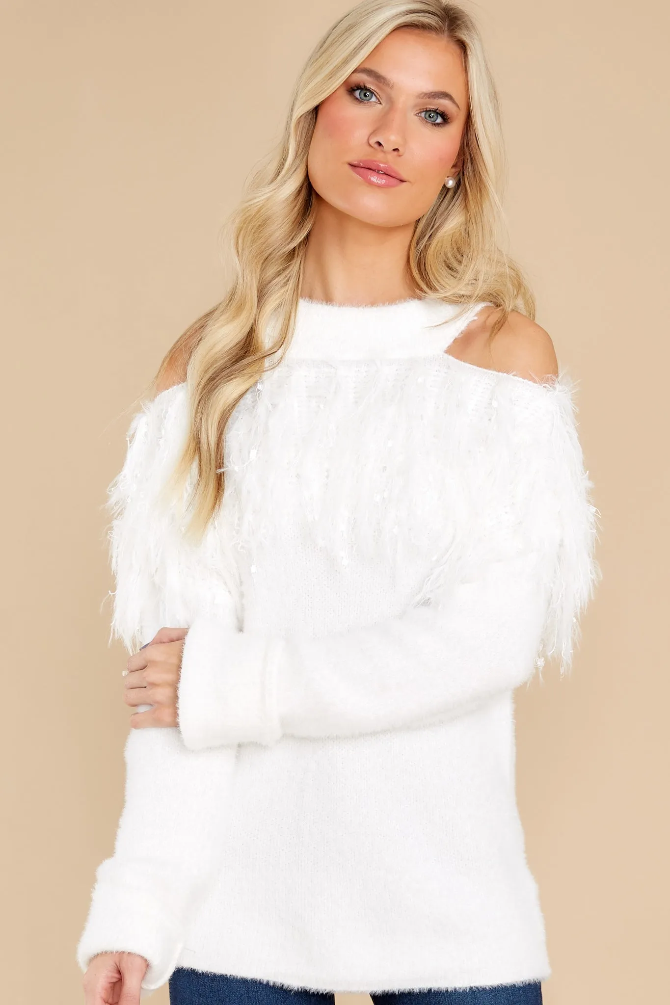 Angel Of Mine Ivory Sweater