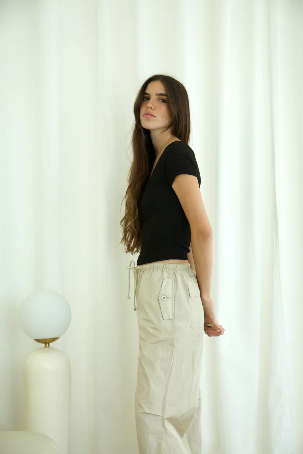 Angelica Cargo Parachute Pant