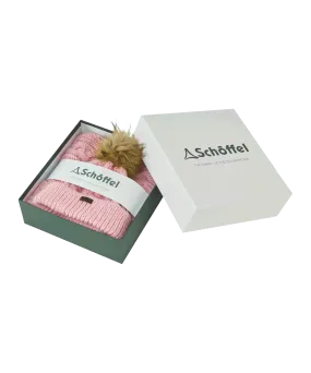 Bakewell Hat And Scarf Set - Boxed - Pale Pink