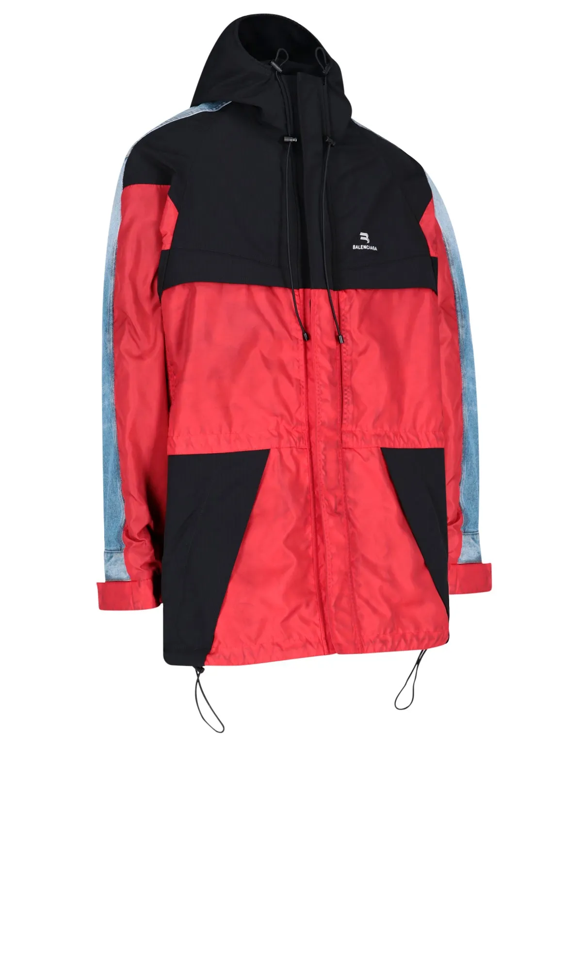 Balenciaga Hybrid Panelled Parka Jacket