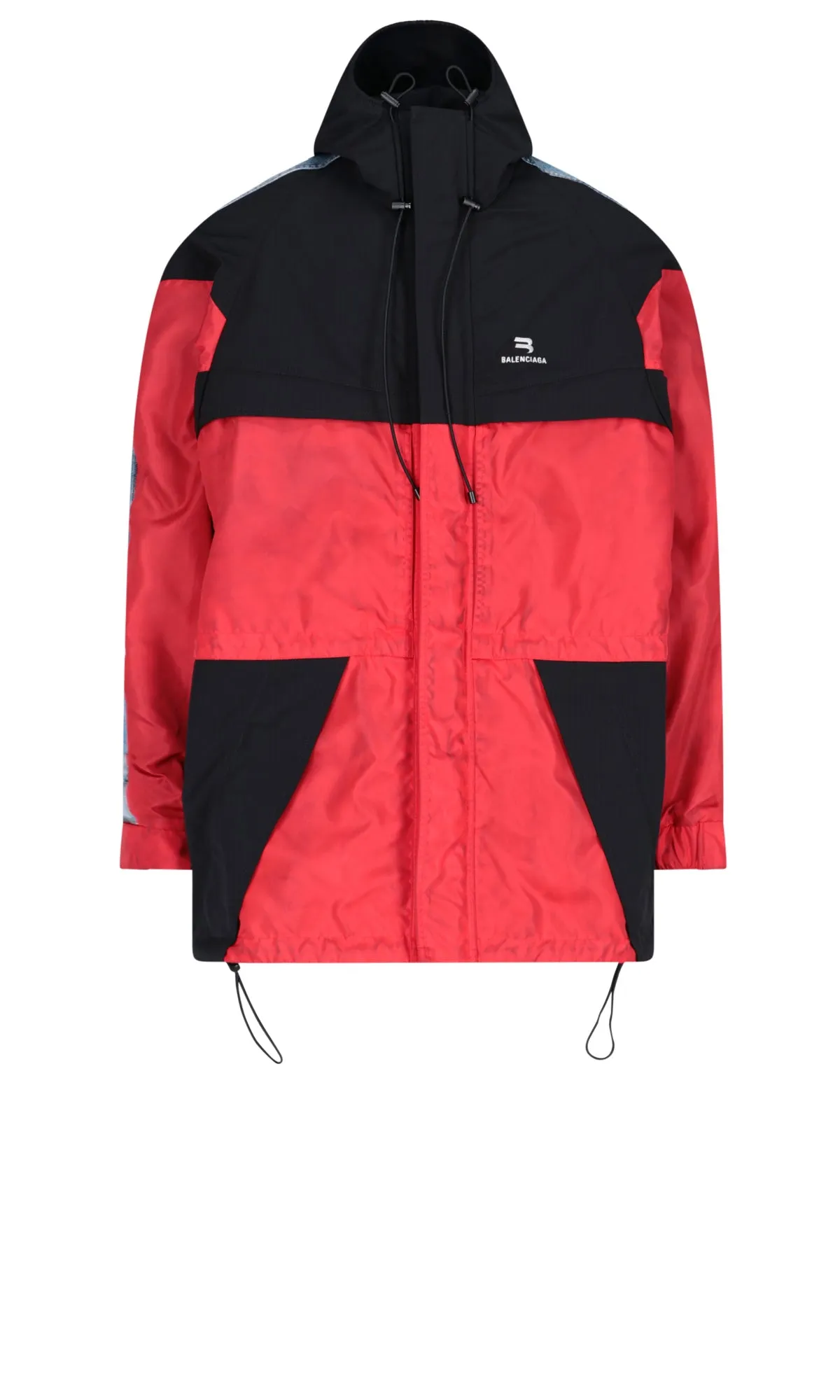 Balenciaga Hybrid Panelled Parka Jacket