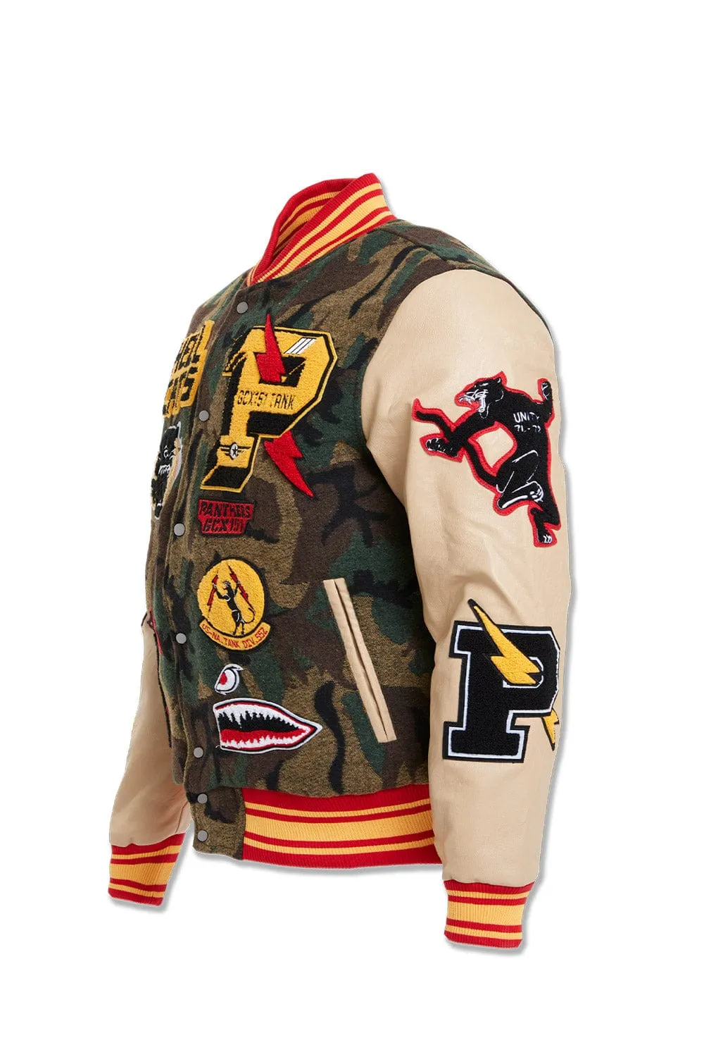 Big Men's Hellcat Varsity Jacket (Vintage Camo)