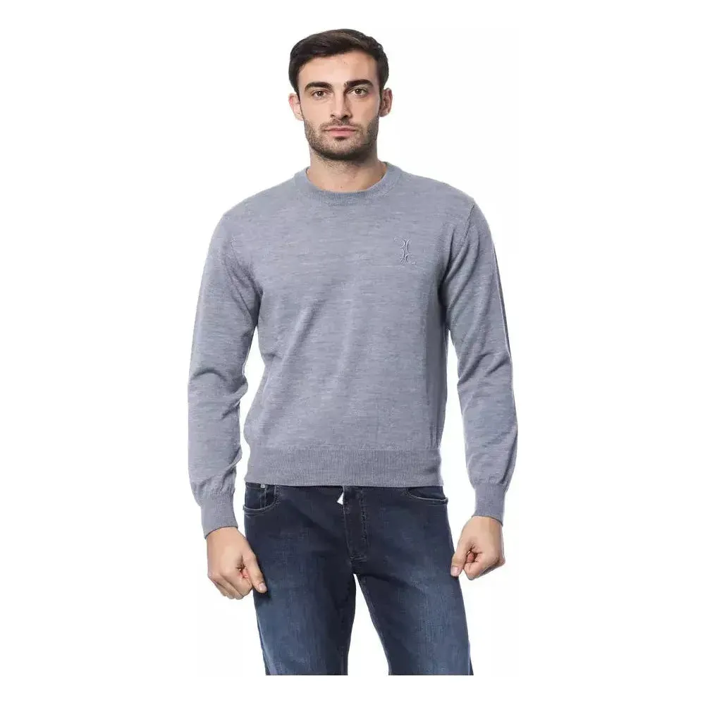 Billionaire Italian Couture Gray Merino Men Sweater