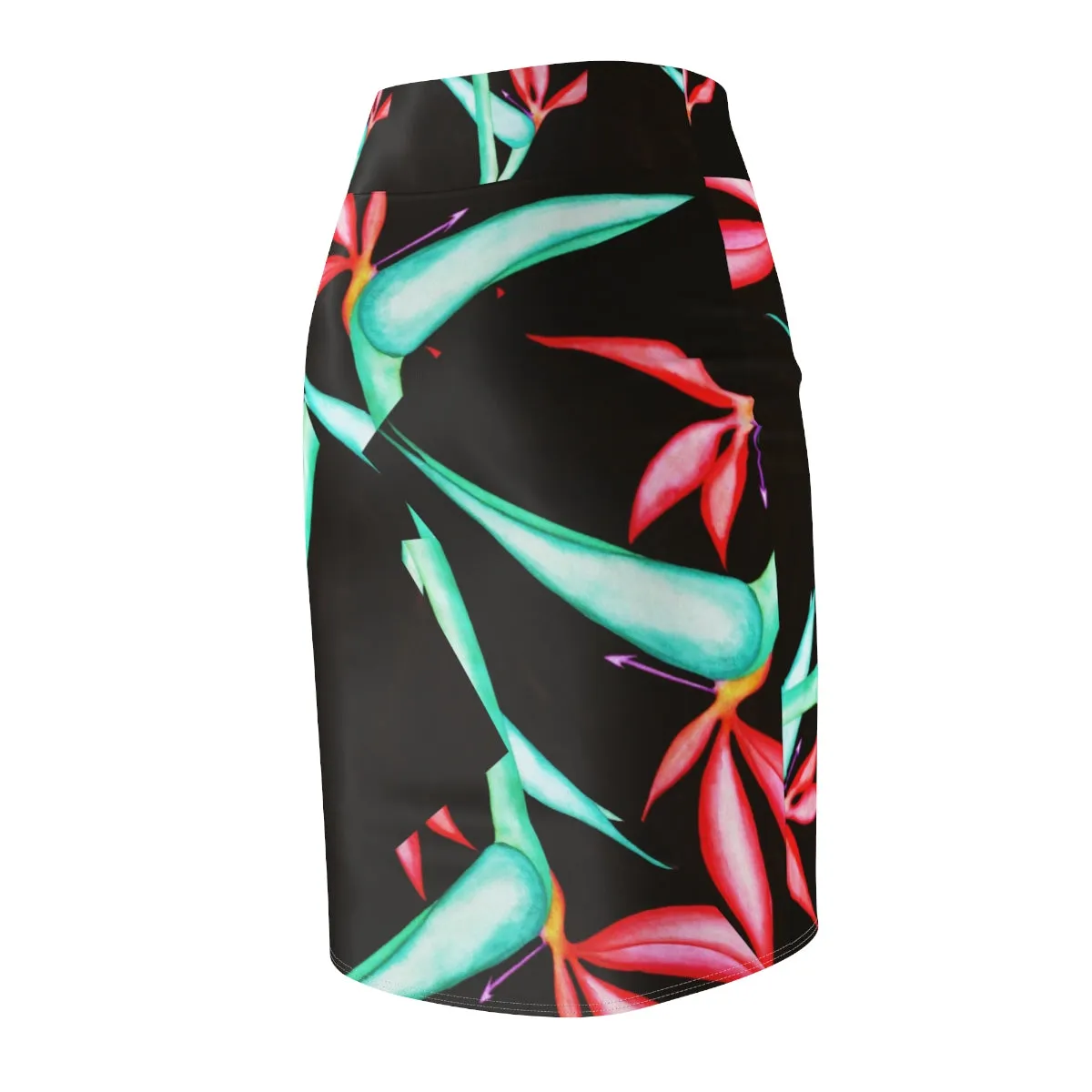 Birds of Paradise Pencil Skirt