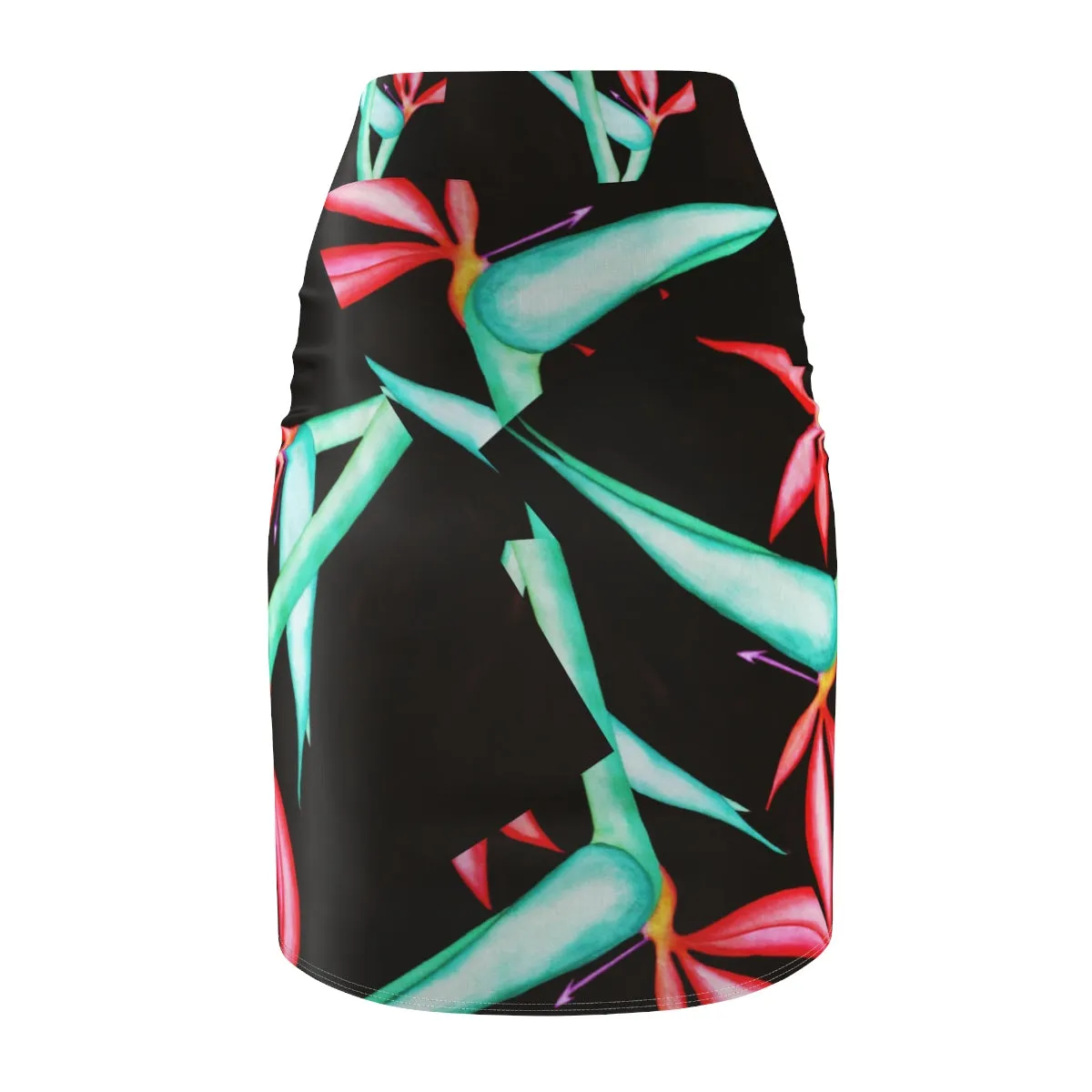 Birds of Paradise Pencil Skirt