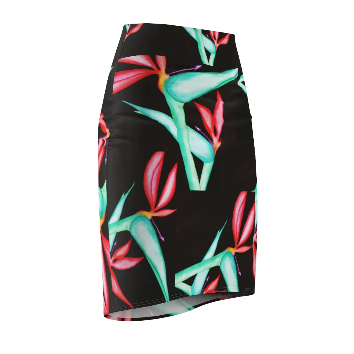 Birds of Paradise Pencil Skirt