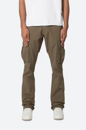 Bootcut Cargo Pants - Olive