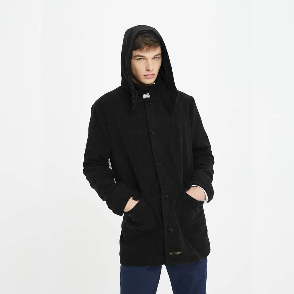 Boysnextdoor Wool Long Coat Black