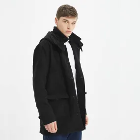 Boysnextdoor Wool Long Coat Black