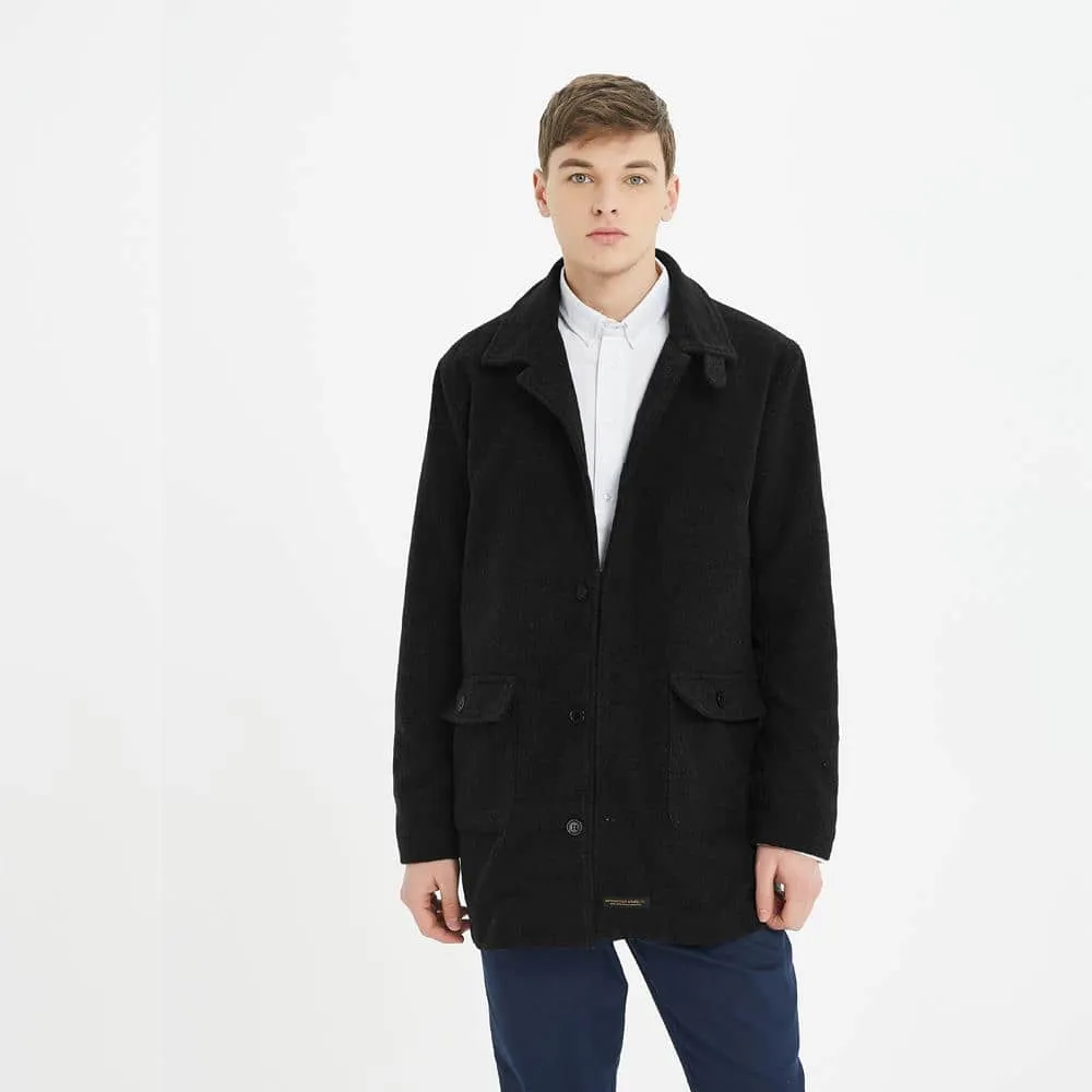 Boysnextdoor Wool Long Coat Black