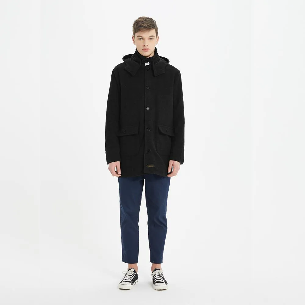 Boysnextdoor Wool Long Coat Black