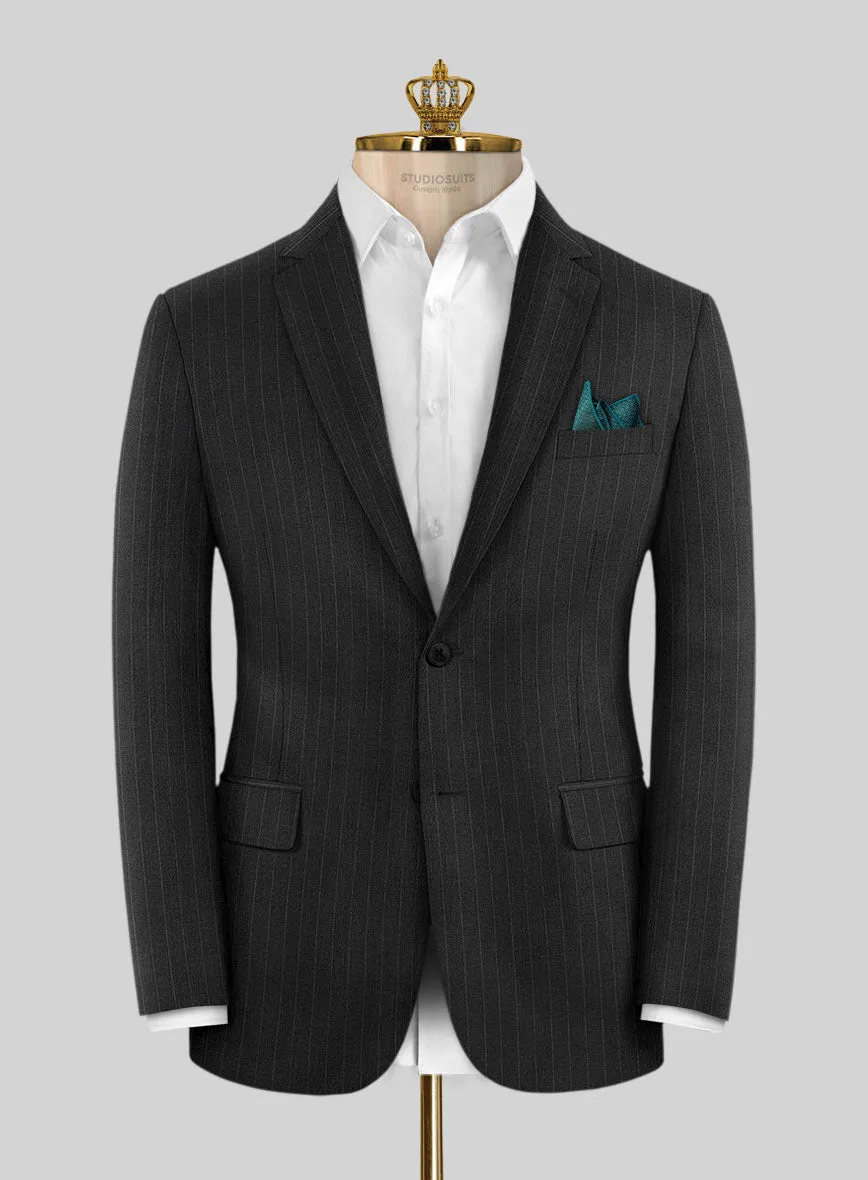 Bristol Charcoal Regal Stripe Jacket