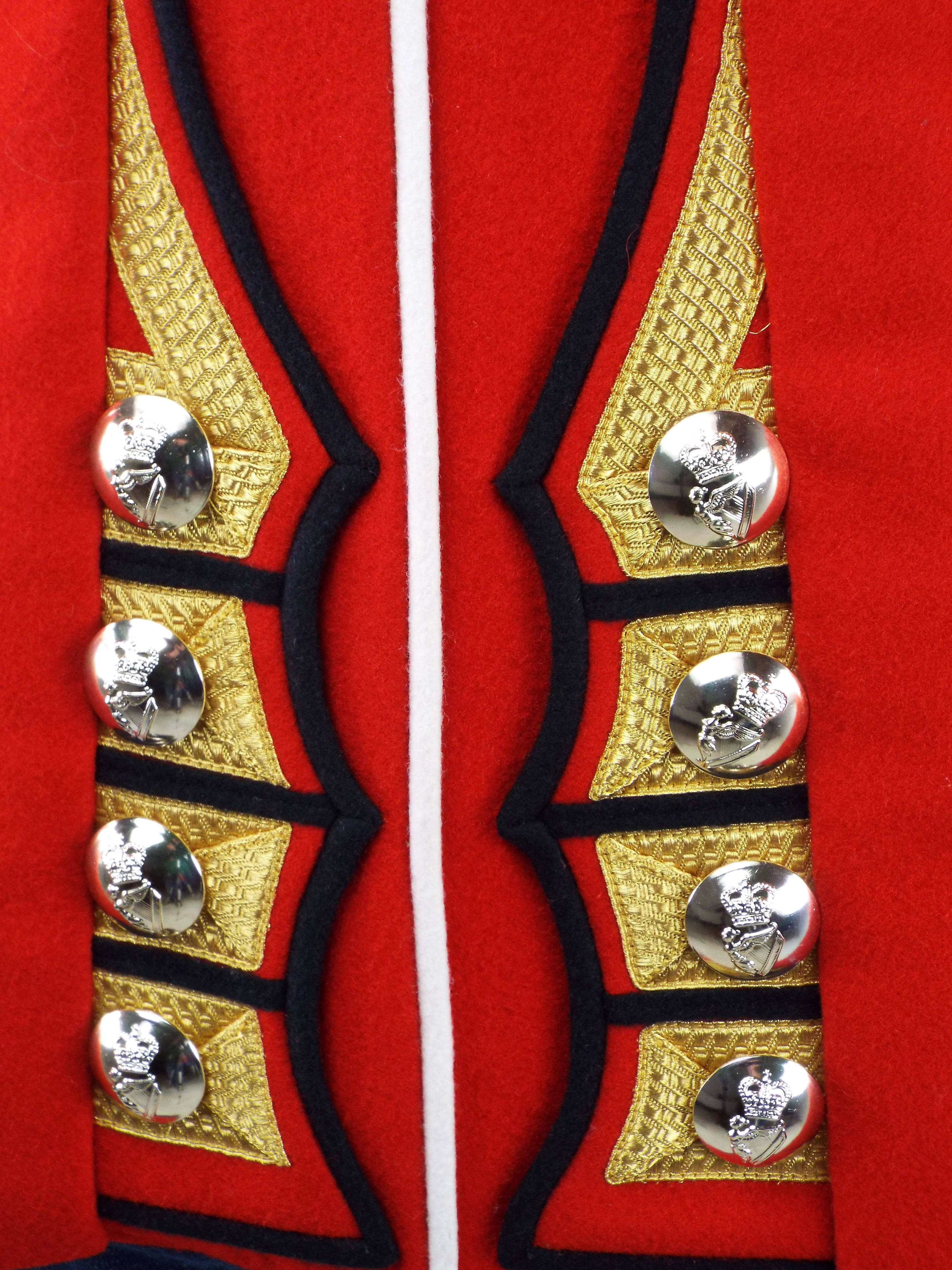 British Guards - Red Ceremonial Jacket - Irish Company Quartermaster Sergeant