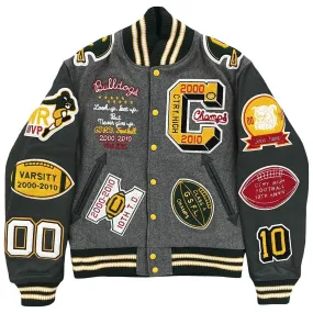 Bulldogs Full Deco Varsity Jacket - S/M