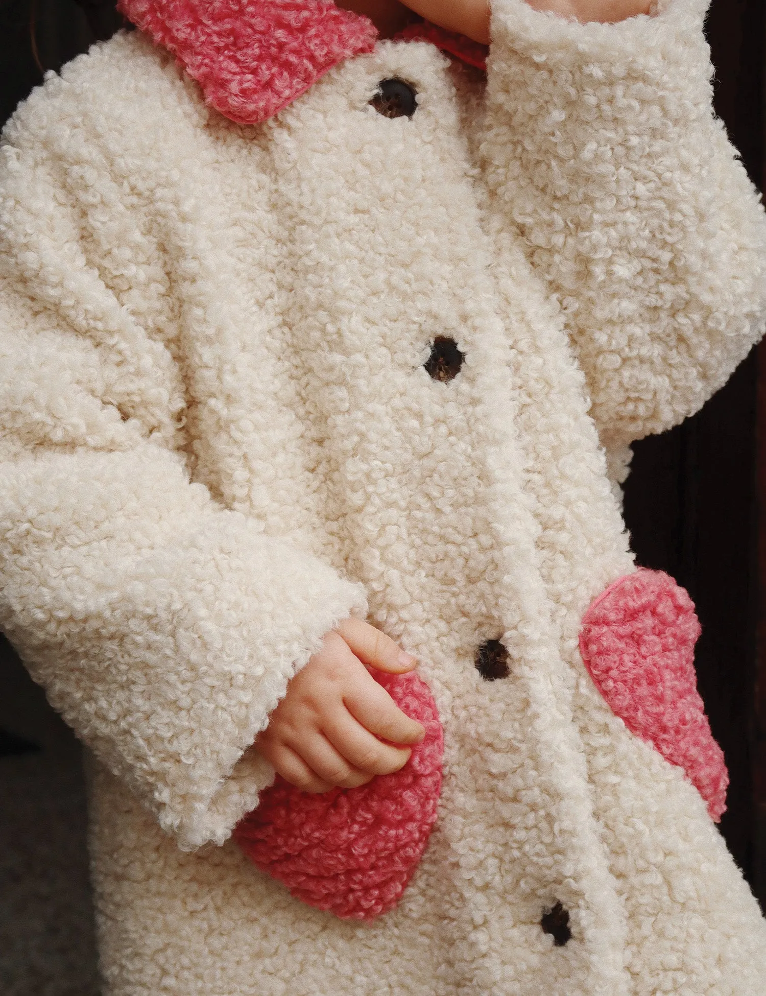 Calin Coat in Antique White