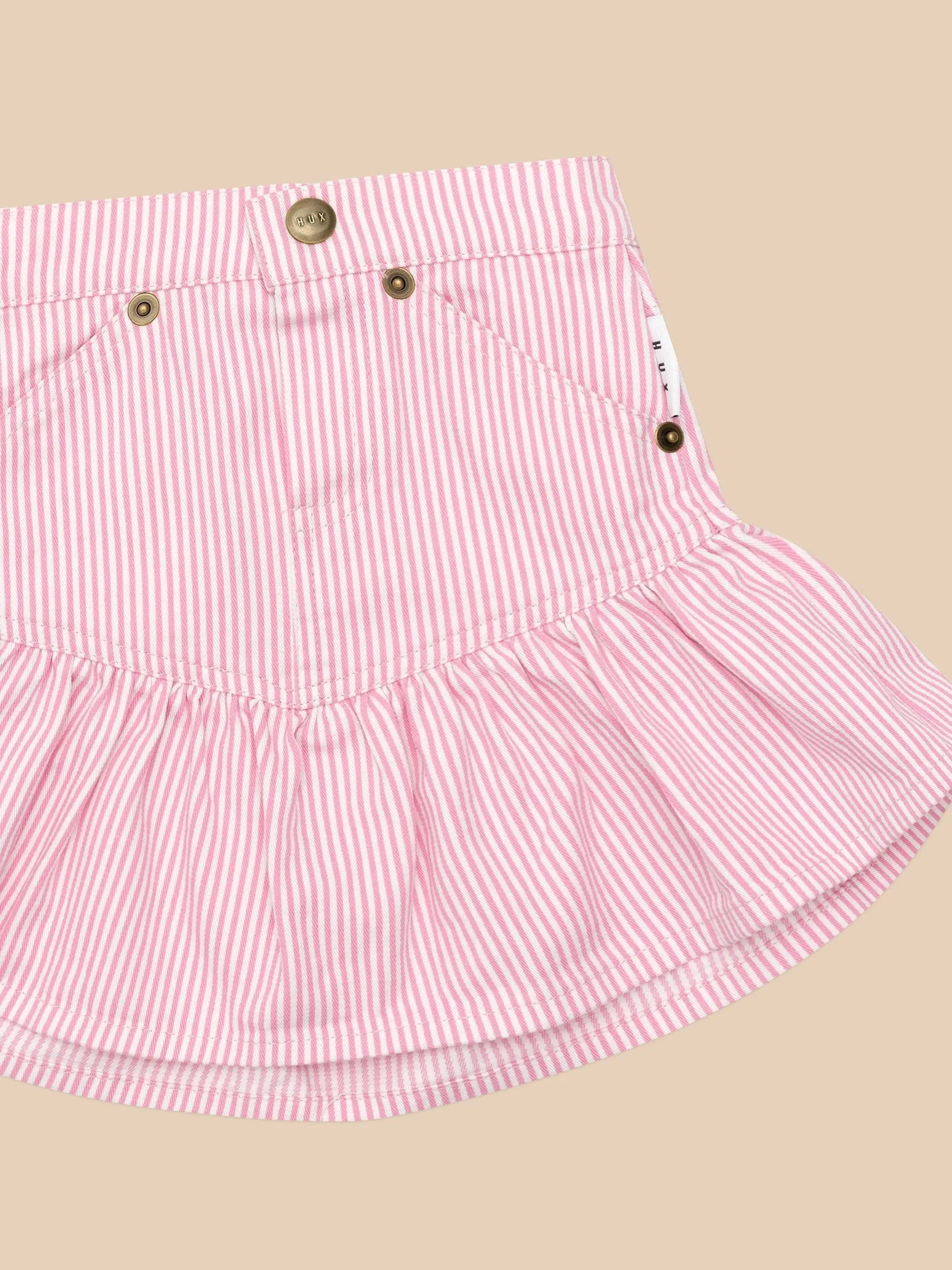 Candy Stripe Frill Skirt