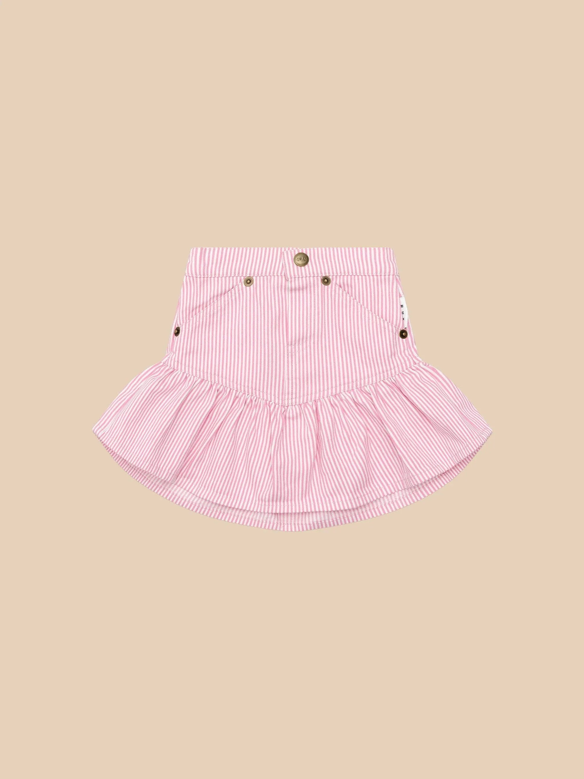 Candy Stripe Frill Skirt