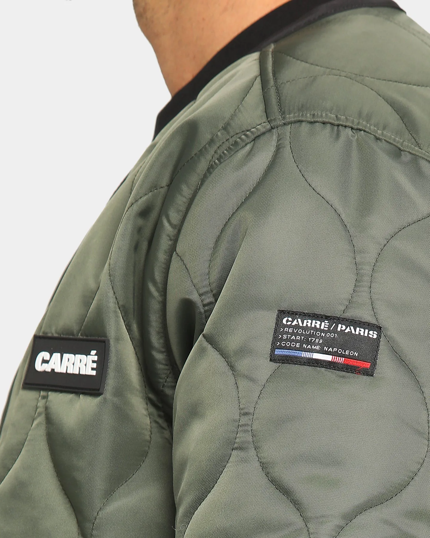 Carré Roadman Quilted Jacket Army Green