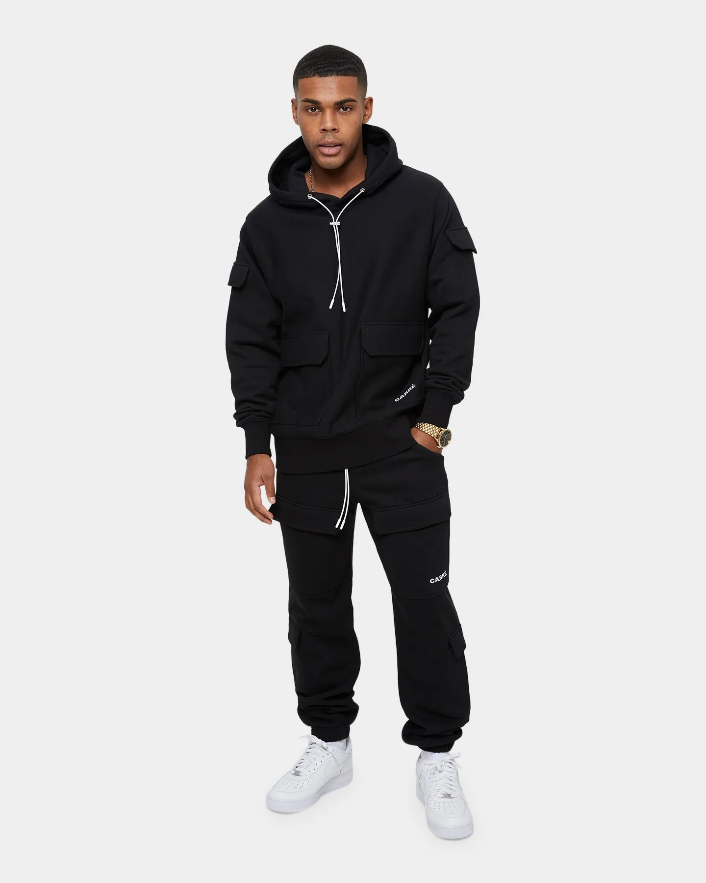 Carre Dominateur Cargo Joggers Black