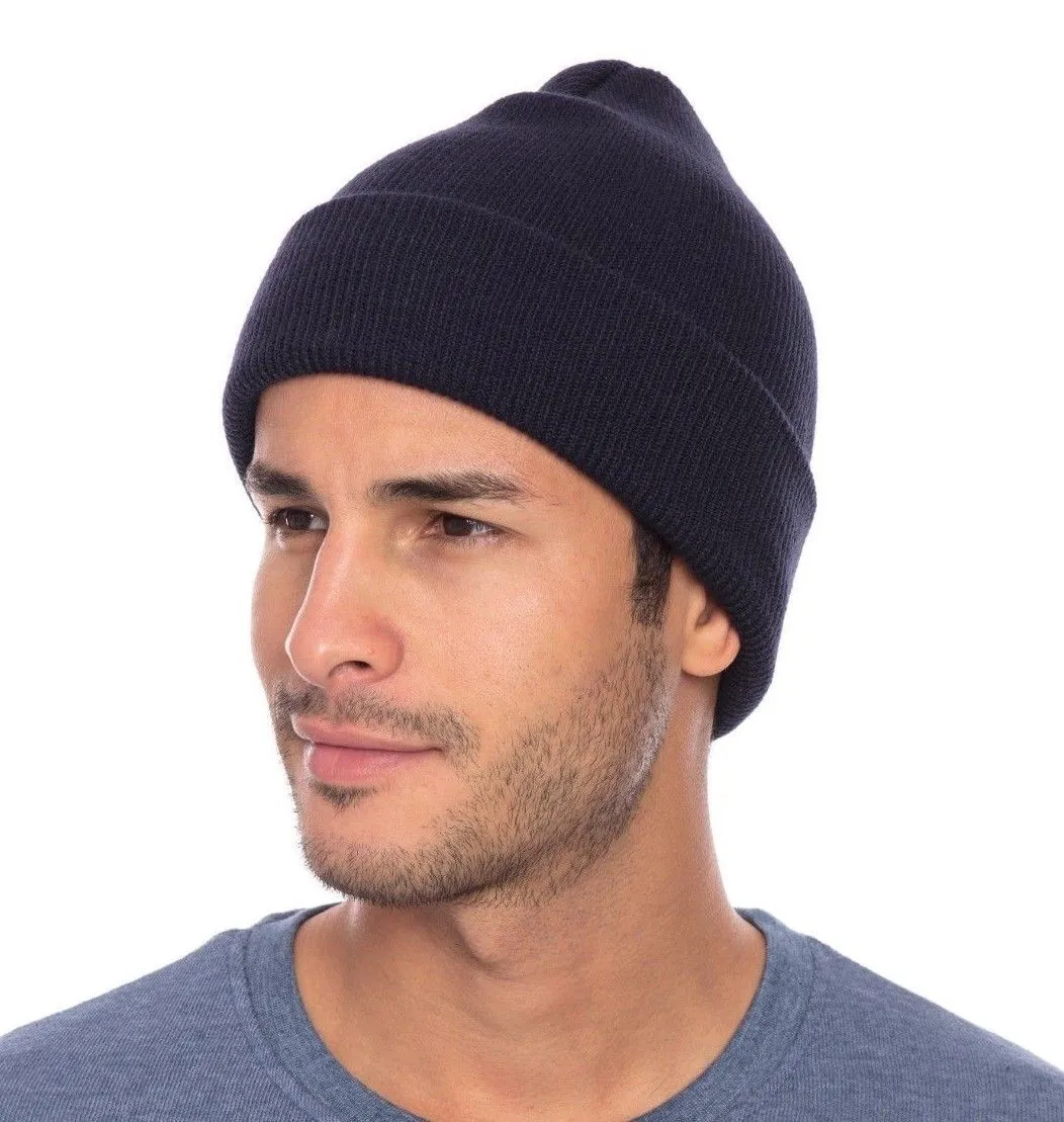 Casaba Warm Winter Beanies Hat Cap for Men Women Toboggan Cuffed Knit Slouch