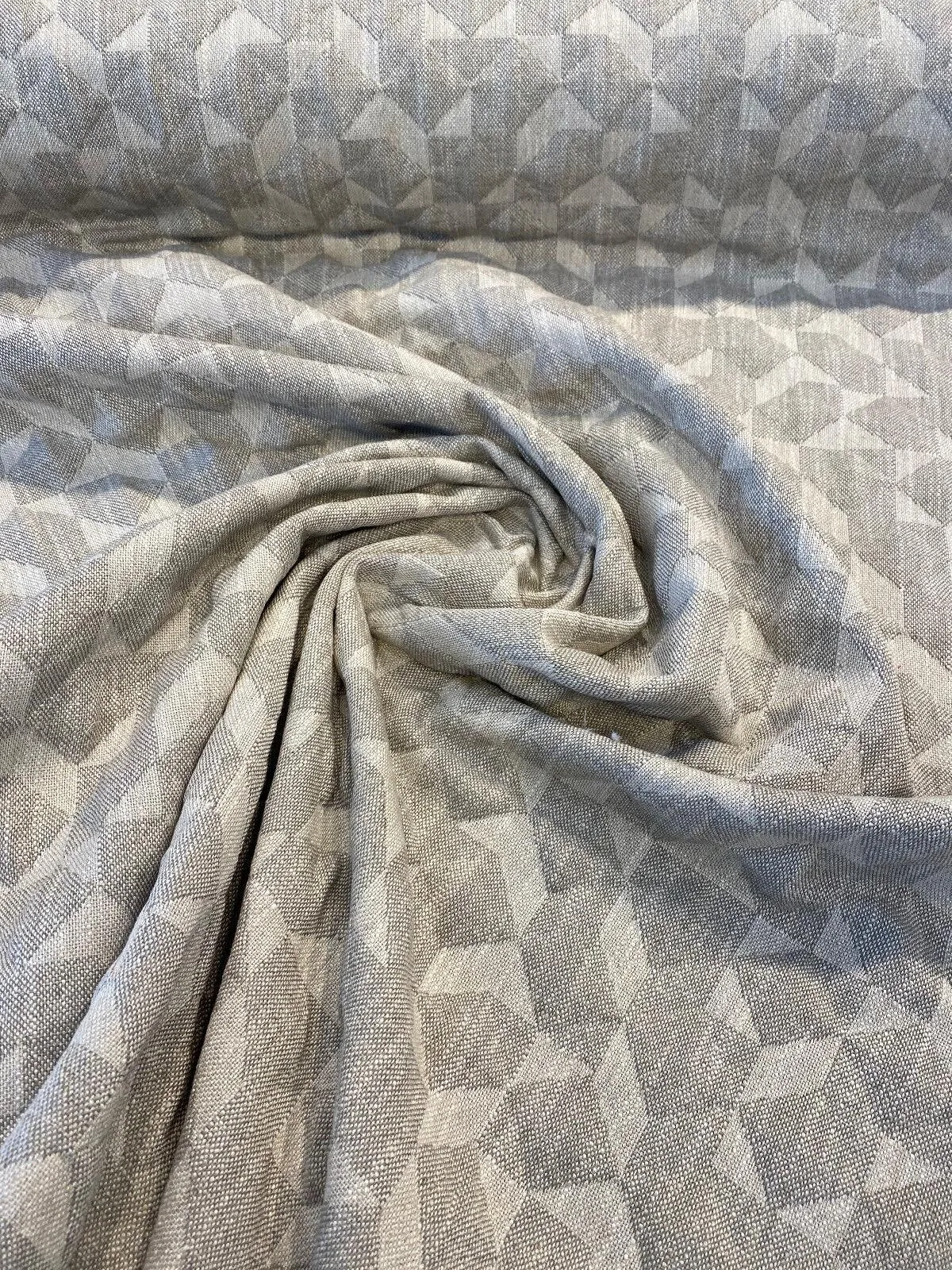 Checkmate Quilted Ecru Taupe Upholstery Fabric By The Yard