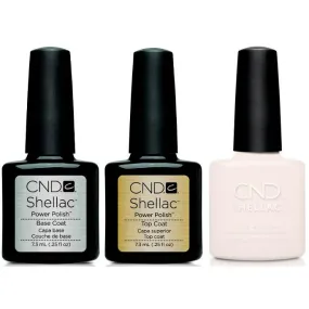 CND - Shellac Combo - Base, Top & Bouquet