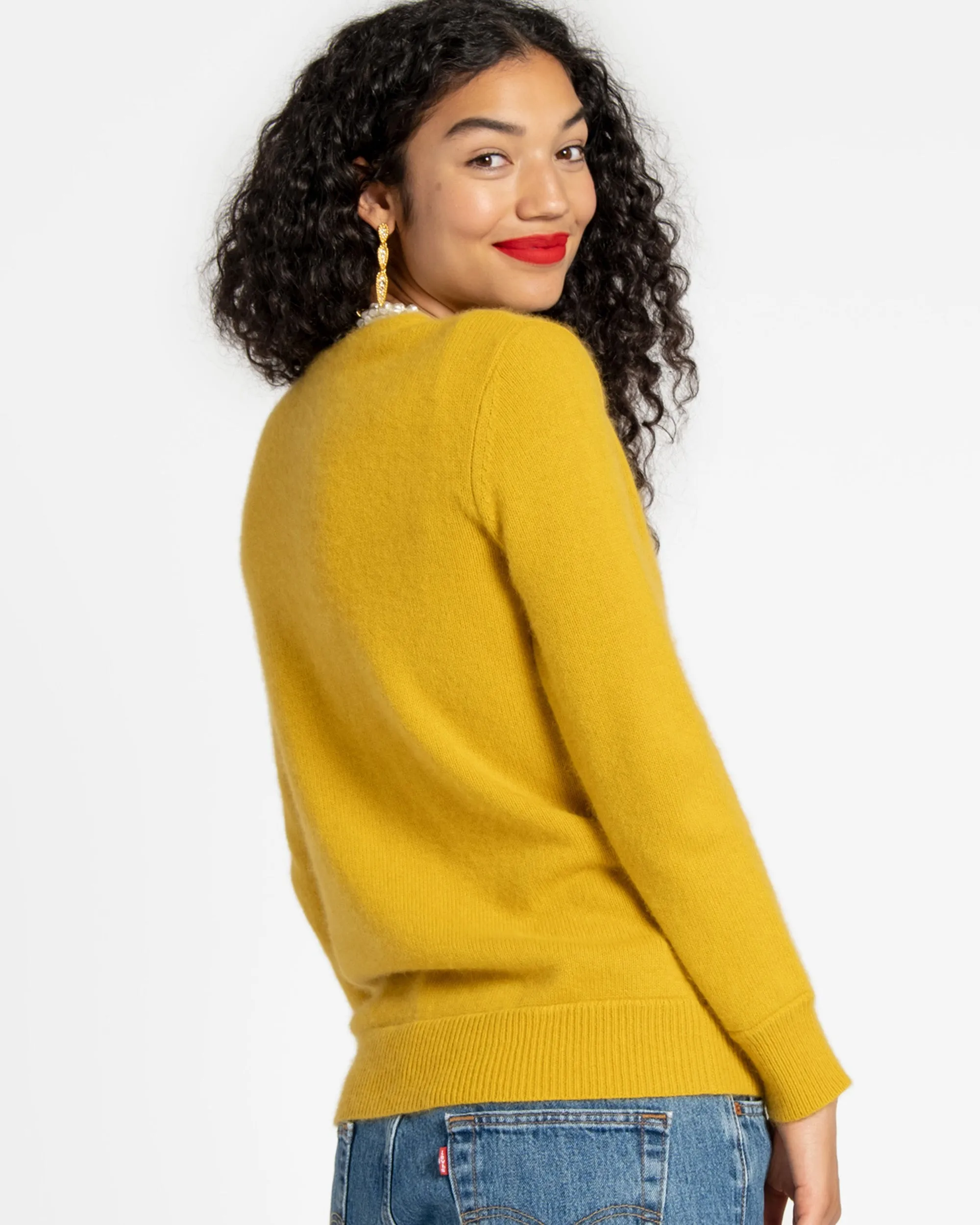 Collegiate Sweater Light Mustard